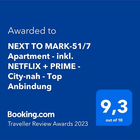 Next To Mark-51/7 Apartment - Inkl. Netflix + Prime - City-Nah - Top Anbindung Бохум Экстерьер фото